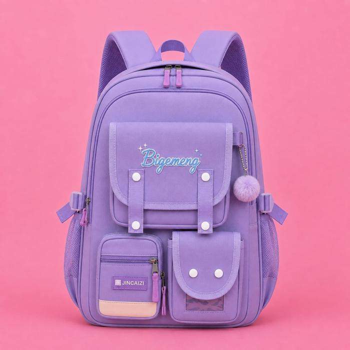 Lunara Premium Casual Backpack(Purple)