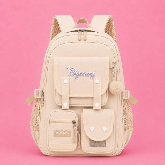 Lunara Premium Casual Backpack(Beige)